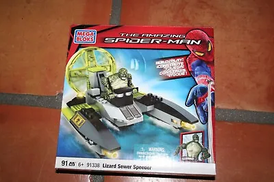 Amazing Spider-man Mega Bloks Lizard Sewer Speeder New #91338 • $10.99