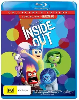 INSIDE OUT Blu Ray ( NEW ) Collector's Edition - 2 Disc Set ( REG B ) • $11