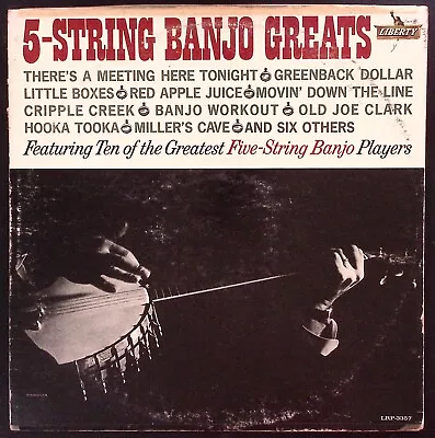 5-STRING BANJO GREATS MIKE SEEGER JOE MAPHIS JIM McGUINN MORE VINYL LP 188-81 • $11.24