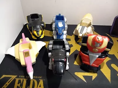 1995 McDonalds Mighty Morphin Power Rangers The Movie - Set Of 6 Vehicles Only • $24.99