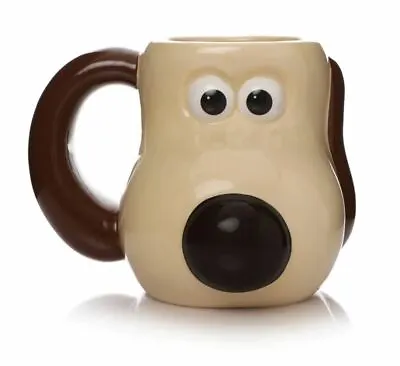 Official Wallace And Gromit Gromit 3d Shaped Coffee Mug Cup New In Gift Box Hmb • £16.95
