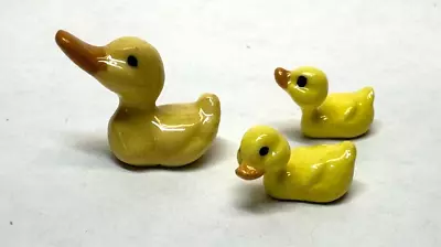 Hagen Renaker Three Yellow Ducklings Rare Dealer Sample Kent Smith Collection • $9.99