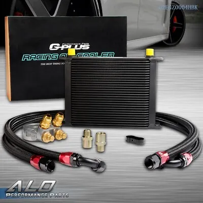 $129.77 • Buy Universal 30 Row AN10 Aluminum Thermostat Adaptor Racing Engine Oil Cooler Kit