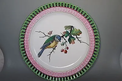 £94.95 • Buy Minton Cabinet Plate Hand Painted  Bird Scene On A Branch