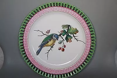 Minton Cabinet Plate Hand Painted  Bird Scene On A Branch • £94.95