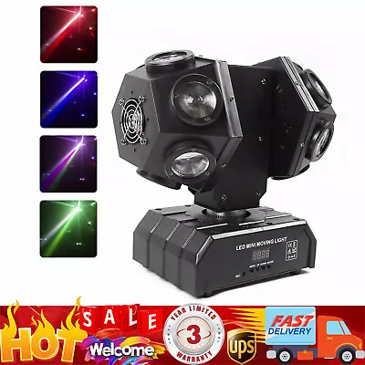 160W LED Dual Moving Head Light RGBW Gobo Beam Stage Lighting DJ Disco Show DMX • $91.20