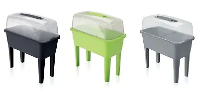 Elevated Greenhouse Plastic Raised Garden Bed Planter Pot Box Plant Lid 3 Colour • £39.99