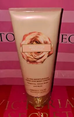 NEW Victoria's Secret DELICATE PETALS Moisturizing Hand Body Cream 6.7 Oz RARE • $34.99