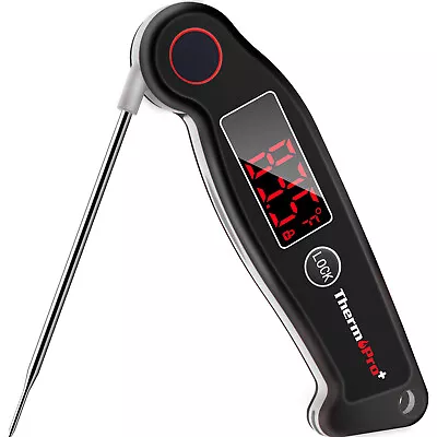 ThermoPro TP19 Waterproof Meat Cooking Thermometer Foldable Food BBQ Grill Smoke • $24.99