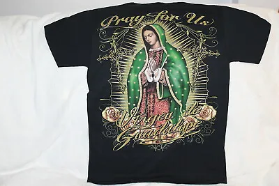 Our Lady Of Guadalupe Pray For Us Virgen De Guadalupe T-shirt • $11.27