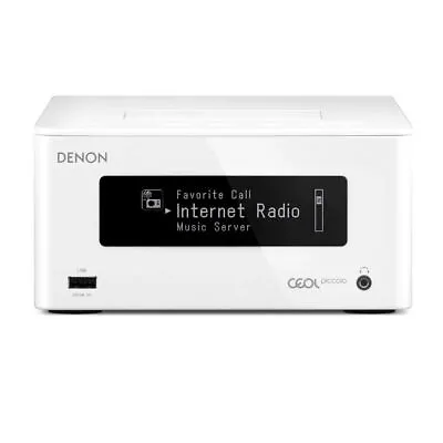 Denon CEOL Piccolo DRA-N5 - Integrated Network Stereo Receiver WHITE • $1062.20