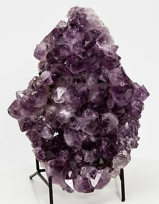 $139.99 • Buy Amethyst Quartz Crystal Cluster Geode Cathedral Decor Brazil 9.98 Lbs H0533