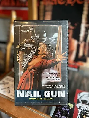 Nail Gun Massacre VHS Big Box Ex Rental Spanish  • £30