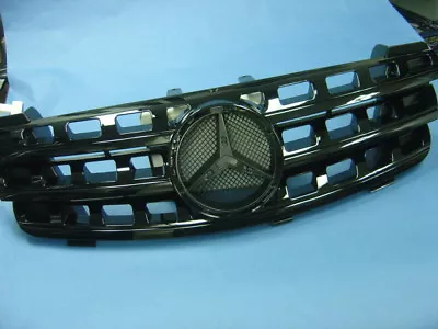 Whole Black Front Grill For 2005-2008 Mercedes Benz Pre-facelift W164 Ml M-class • $195