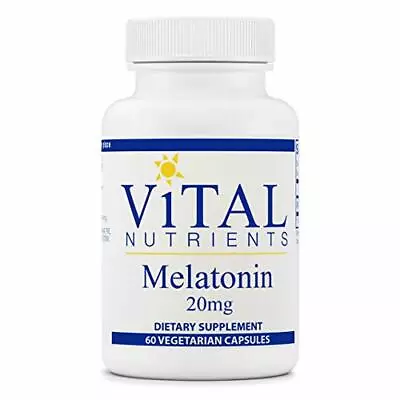 Vital Nutrients Melatonin 20 Mg 60 Capsules Sleeping Aid - Supports The Body'... • $47.49