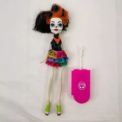 Monster High Skelita Calaverus For Parts Cut Hair - Broken Shoe - Missing Hand • $21.99