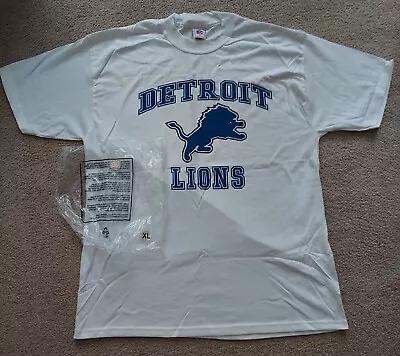 Detroit Lions Retro Logo NIB Vintage  Pepsi Promotion TShirt Adult Sz XL *Rare* • $34.95