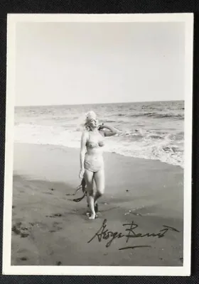 Marilyn Monroe SIGNED George Barris Original Pin-Up Photo Last Sitting Beach • $2500