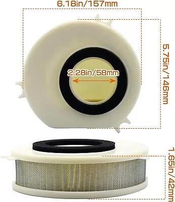 For Yamaha V Star 1100 XVS1100AW Classic Air Filter Cleaner 5EL-14451-00 2003-09 • $15.83