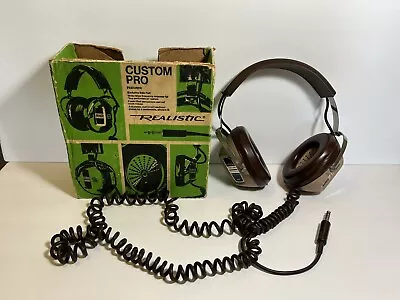 Vintage REALISTIC Stereo Custom Pro KOSS Padded Headphones #33-1002 With Box • $19.99