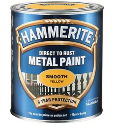 Hammerite Direct To Rust Quick Drying Metal Paint 250ml  750ml 2.5L Colours • £19.99