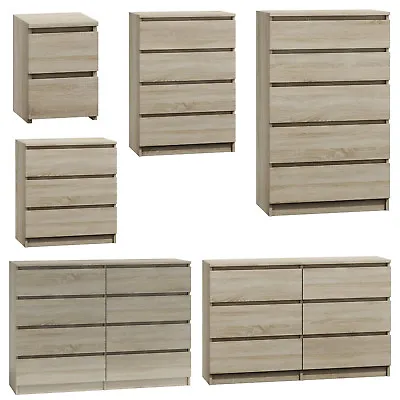 £32.99 • Buy MODERN - SONOMA LIGHT OAK Chest Of Drawers And Bed Side IKEA STYLE 