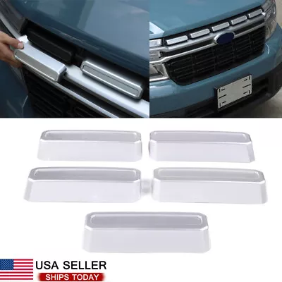 Chrome Front Bumper Grille Cover Trim Accessories Fit For Ford Maverick 2022-23 • $55.99