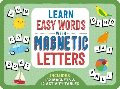 Learn Easy Words With Magnetic Letters By Autumn Publishing NEW Book FREE & FA • £10.66