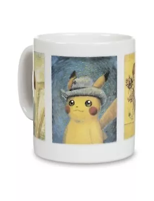 Pokemon Center X Van Gogh Museum Inspired Paintings Coffee Mug Eevee Pikachu • $49.99