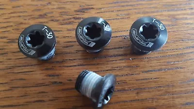£4.99 • Buy FSA (Alloy) Granny Ring Chainring Bolts (SET OF 4) BLACK (New)