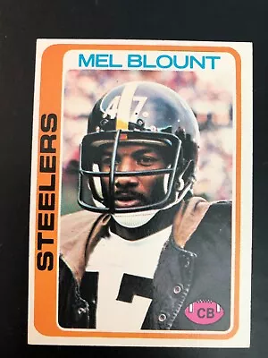 1978  Topps  Football  # 475  Mel Blount       NM-MINT   HOF • $1.99