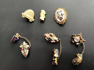 6 Vintage LDS Mormon Gleaner Womanho  Mia Maid Seminary Lapel Pins • $399