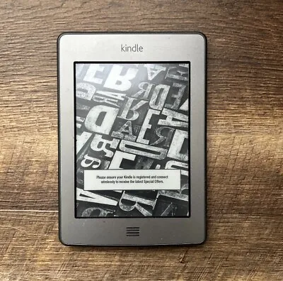 Amazon Kindle Touch (4th Generation) 4GB Wi-Fi 6in See Description-Broken • $7