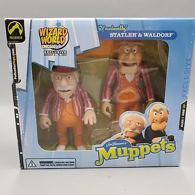 Palisades Statler Waldorf Vaudeville Action Figure Muppets Playset Old Hecklers • $49.84