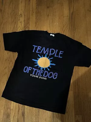 2016 Temple Of The Dog 25th  Reunion Tour T Shirt Men’s Large Pearl Jam MLB • $40