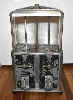 $595 • Buy Vintage 1930s Double Nugget Penny Candy Nut Peanut Gumball Coin Operated Machine