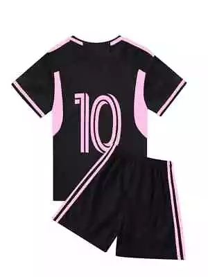 YOUTH SOCCER UNIFORM Kid's/Boy's/Girl's Miami Messi Jersey Shorts (Pick Ur Size) • $20.95