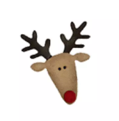 QuicKutz  Reindeer Christmas Cutting Die - 2 X 2   0266 VGC • £3.75