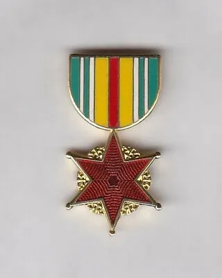 Vietnamese Wonded Soldier Medal 1.25  Hat Pin Badge Clutchback B • $4