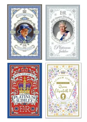 Queen Elizabeth II Platinum Jubilee Cotton Tea Towel Commemorative Memorabilia • £5.99