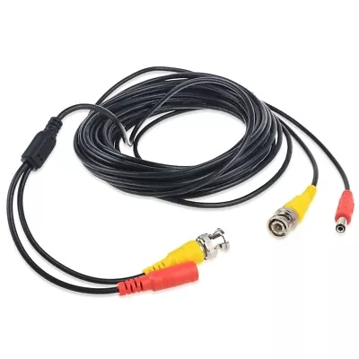 25ft BNC Video Power Wire Cord For Q-See 1080P 720P 960H ETC Camera Cable Lead • $7.59