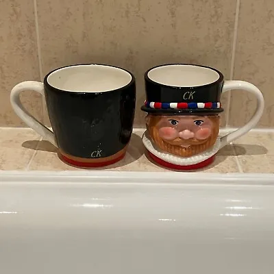 Cath Kidston Beefeater Guardsman London Pair Bone China Mug 3D • £11.99