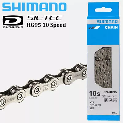 ​Shimano 6/7/8/9/10/11 Speed Chain HG53/95/901/M8100 MTB Road 116/126 Links • $20.99