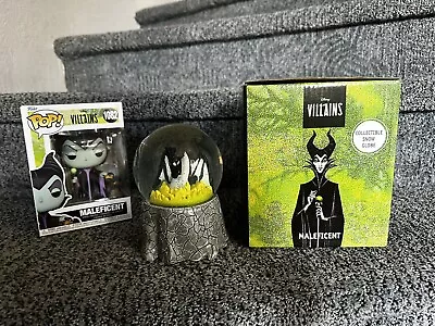 Disney Villains Maleficent Dragon Snowglobe And Funko Pop • $85