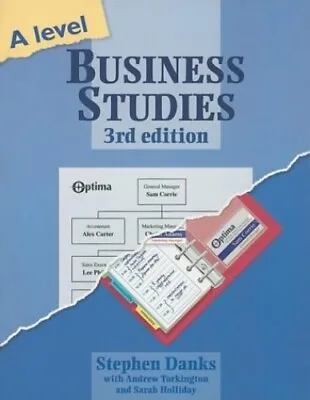 A-Level Business Studies ('A' Level Textbooks) By Danks Stephen Paperback Book • £3.83