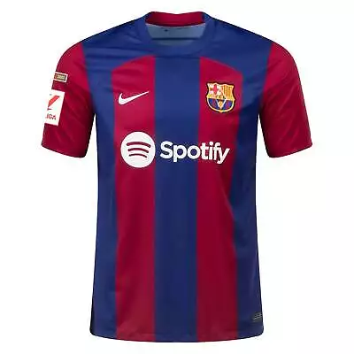 Youth Replica Nike Barcelona Home Jersey 23/24 - La Liga Patches • $69.99