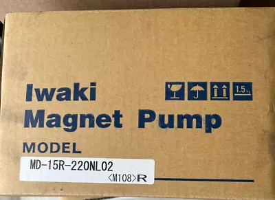 Iwaki Md-15r-220nl02 Magnet Pump New In Box • $219