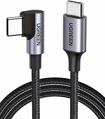 UGREEN USB C To USB C Cable Right Angle 90 Degree Type C 60W PD Fast Charge 6ft • $17.85