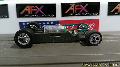 Afx Racing H.o. Scale Mega G+ 1.7 Narrow Chassis Chrome 5 Spoke Star Rims • $22.49