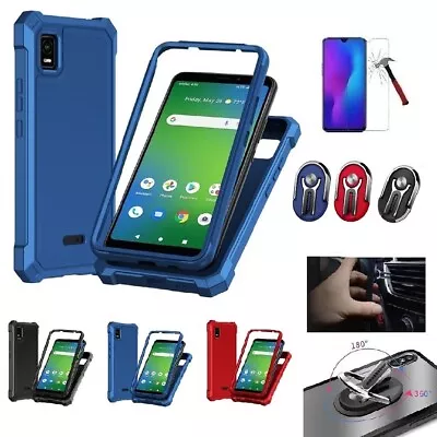 For Cricket Debut Smart Full Body TPU Cover Case + Multifunctional Ring/ TG • $12.25